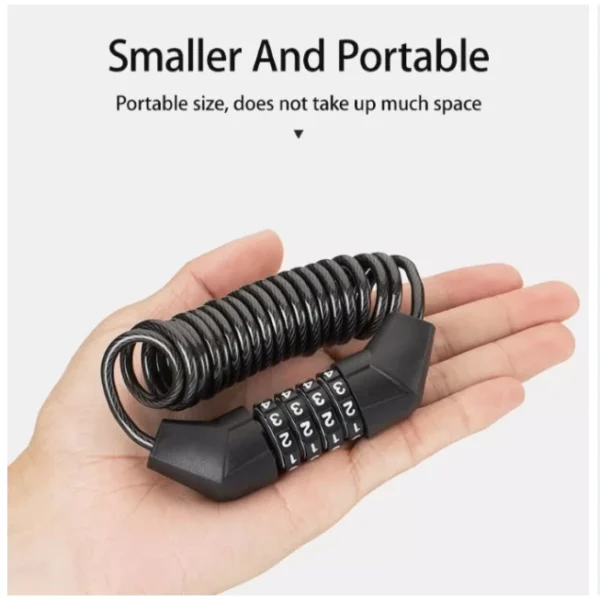 Bicycle Anti Theft Password Cable Lock