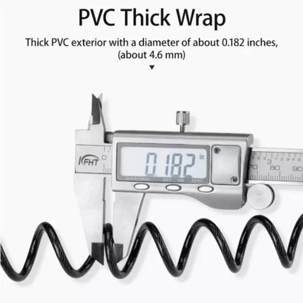 Bicycle Anti Theft Password Cable Lock