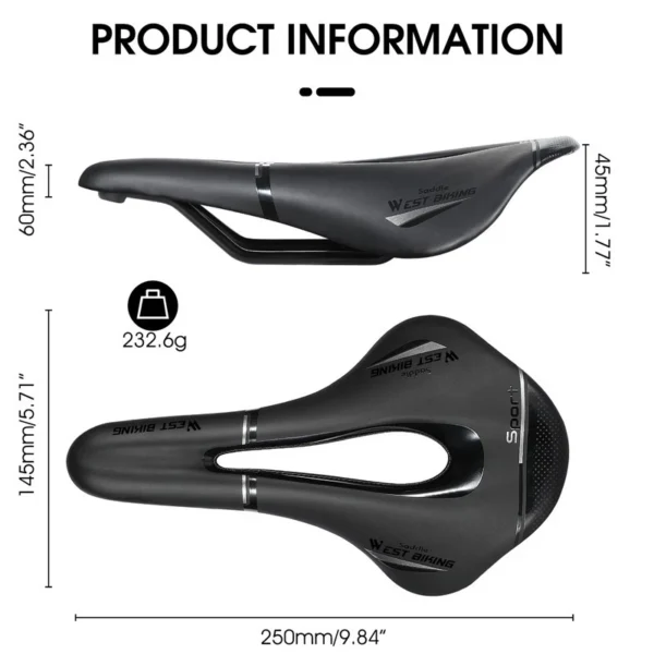 Hollow Breathable Comfortable Saddle
