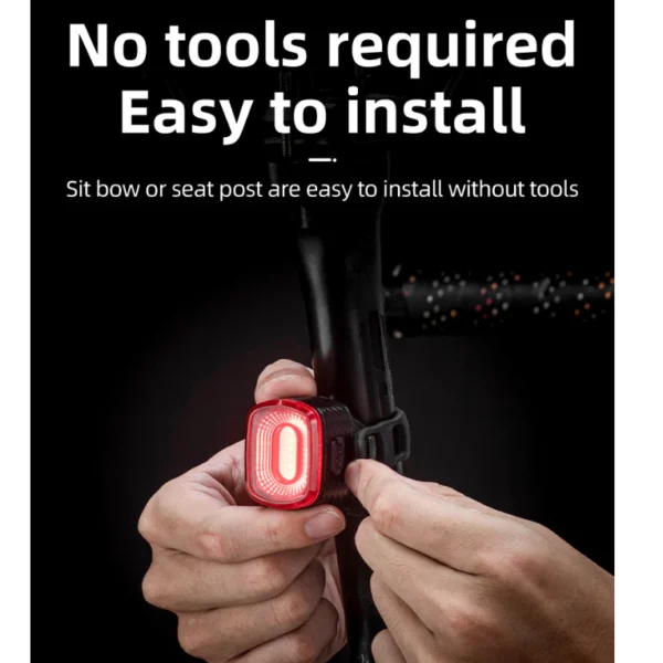 Bicycle Smart Brake Sensing LED Rear Light