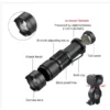 Bicycle Waterproof Zoom LED Torch Light