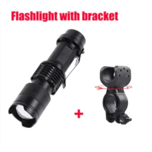 Bicycle Waterproof Zoom LED Torch Light