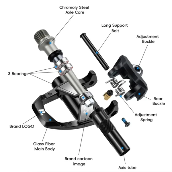Bicycle Lock System Clipless Pedals