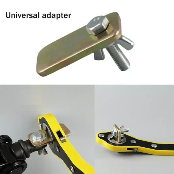 2 In 1 Car Tire Scissor Ratchet Jack Wrench